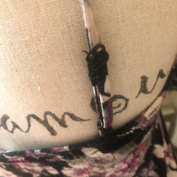 Candies Womens Multicolor Floral Dress Fluff Bodice SZ M Spaghetti Straps SEXY - Picture 9 of 10